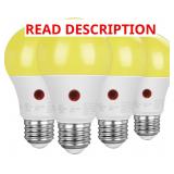 DEWENWILS Dusk-to-Dawn A19 Bug Light 4-Pack