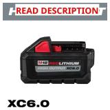 M18 18V Lithium-Ion High Output Battery 6.0Ah