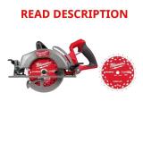 Milwaukee M18 7-1/4" Rear Saw + Blade