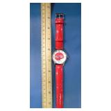 Coca Cola red wristwatch