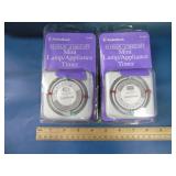 lot of 2 mini lamp/appliance timers