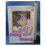 vintage battery operated baby bunny toy