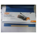 HDX 14 inch tile cutter new in box