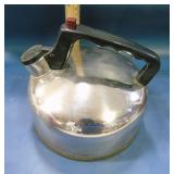 copper bottom whistling singing tea kettle