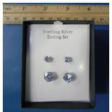 Sterling silver earring set