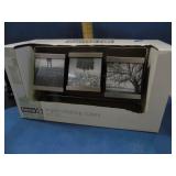 Triple rotating photo cubes