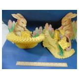 2 Beistle paper honeycomb Easter centerpieces