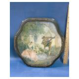 The Music Lesson framed