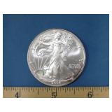 2004 Silver American Eagle $1 coin walking liberty