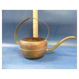 vintage copper and brass watering can