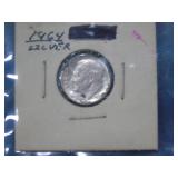 1964 Roosevelt dime