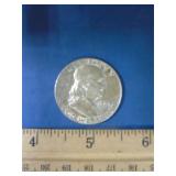 1963 US Franklin half dollar coin