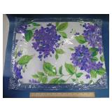 set of 4 new hydrangea blossoms place mats