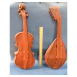 Royal cast metal violin and mandolin wall decor