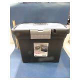 Sterlite portable file box with hanging files