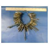 large key chain with keys