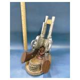 western style wine bottle holder