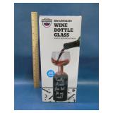 Ultimate wine bottle glass