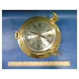 brass nautical porthole wall clock