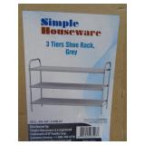 new in box shoe rack by Simple Houseware