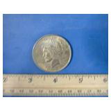 1922 Peace dollar coin