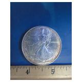 1996 American silver eagle one dollar coin