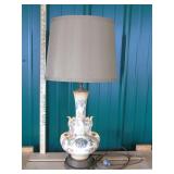 Vintage French Revival Porcelain Table Lamp