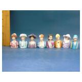 Avon Ladies of fashion thimbles collectables