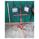 Craftsman 2 light work light on stand hi& low beam