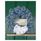 God Bless Our Home Wreath
