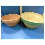 2 bowls ceramic Heirloom Pantry collection