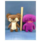 2 Spin Master Fuggler plush toys