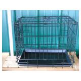 animal crate with tray small size