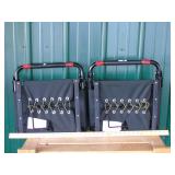 set of 2 heavy duty stadium seats comfy!!