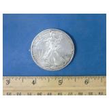 1990 American silver eagle $1 silver coin