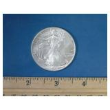 1992 Silver eagle $1 coin