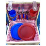 wicker picnic basket