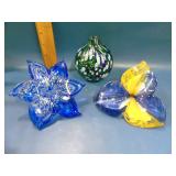 art glass lot