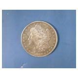 1886 Morgan silver dollar coin