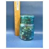 button filled jar