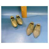 brass slipper ash trays lot