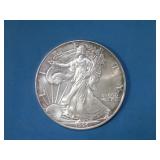 1996 Silver eagle dollar coin