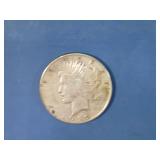 1922 Peace silver dollar coin