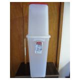 wrapping paper holder with storage on top