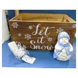 Christmas lot wood box and more