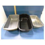 assorted bread pans lot of 7