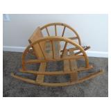 Teetertot wooden children's ride on toy