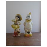 vintage chalk figures
