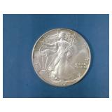 1992 Walking Liberty silver $1 coin