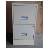 2 drawer metal filing cabinet